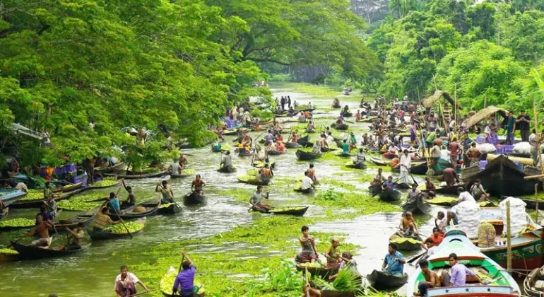 Floating Market Bhimruli